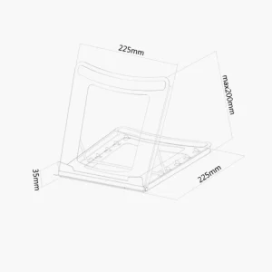 Laptopstandaard NSLS075BLACK