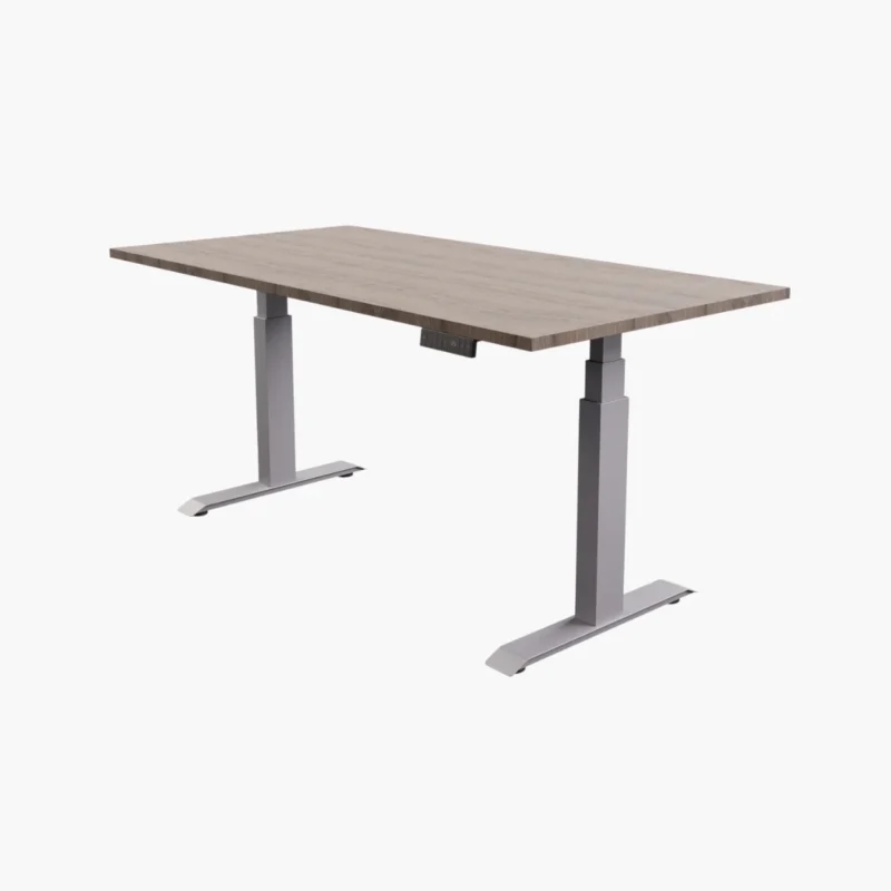 Elektrisch zit-sta bureau Professional wit-wit