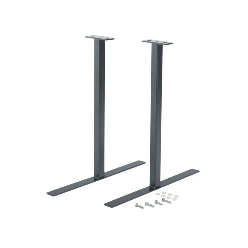 Staanders tbv akoestische wand tussen werkplekken