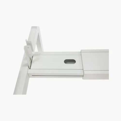 Traverse uitschuifbaar tussen H-poten Traverse uitschuifbaar tussen H-poten