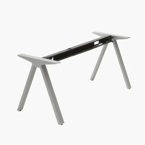 Vergadertafel frame – aluminium (L) – V-serie Laag