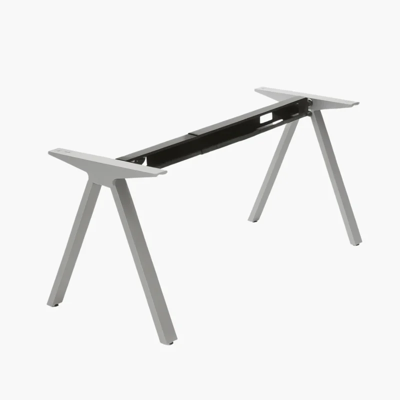 Vergadertafel frame – aluminium (L) – V-serie Laag