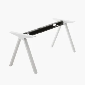 Vergadertafel frame – wit (W) – V-serie Laag