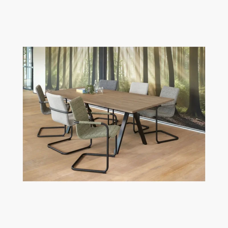 Zelf samenstellen – vergadertafel – V-serie laag