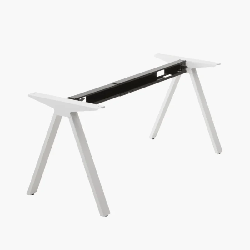 Vergadertafel frame – wit (W) – V-serie Laag