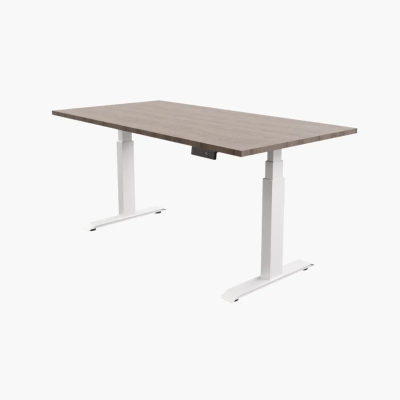 Elektrisch zit-sta bureau Professional wit-wit