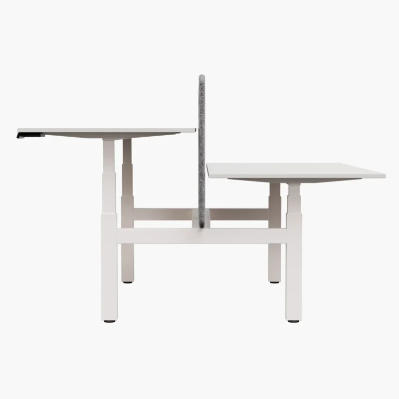 Elektrisch zit-sta Duo bureau Wit