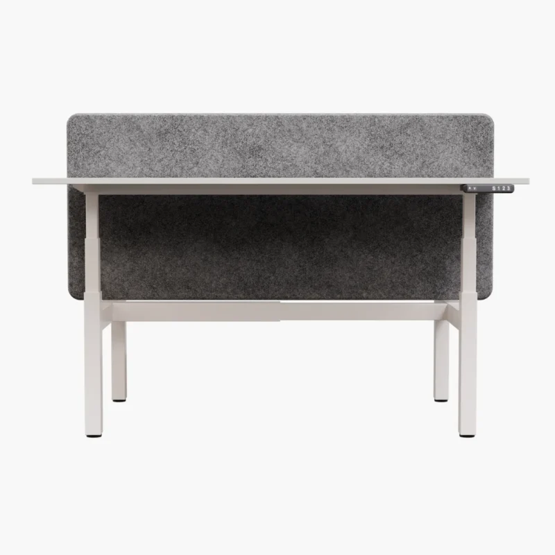 Elektrisch zit-sta Duo bureau Wit