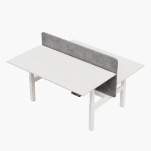 Elektrisch zit-sta Duo bureau Wit