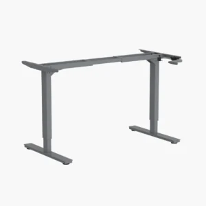 Slinger zit-sta bureau Basic frame - aluminium (L)