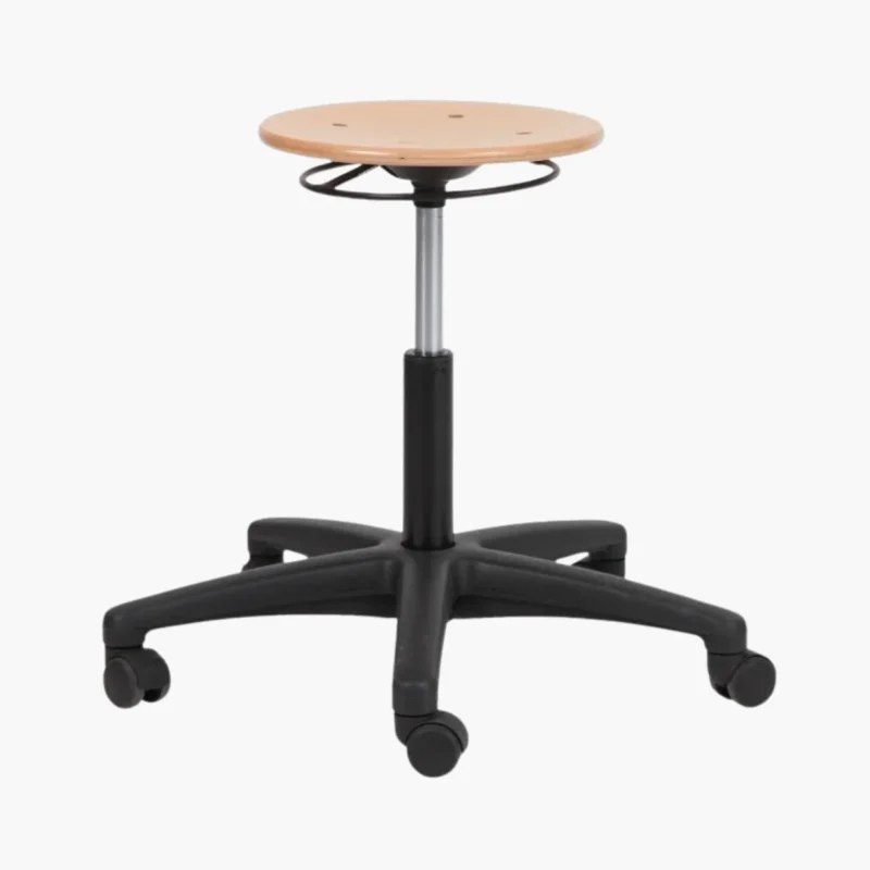 Werkkruk met Houten zitting