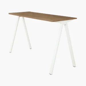 Het Vergadertafel frame – wit (W) – V-serie Hoog