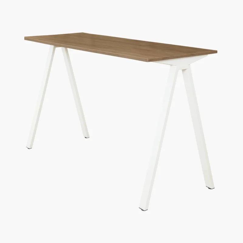 Het Vergadertafel frame – wit (W) – V-serie Hoog