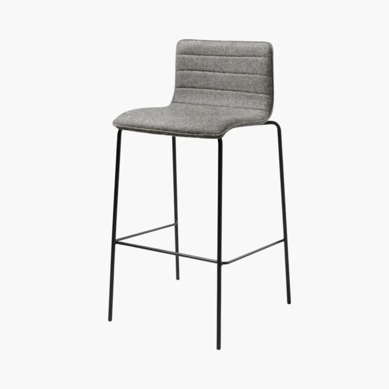 Hoge vergaderstoel Zürich -grijs -1